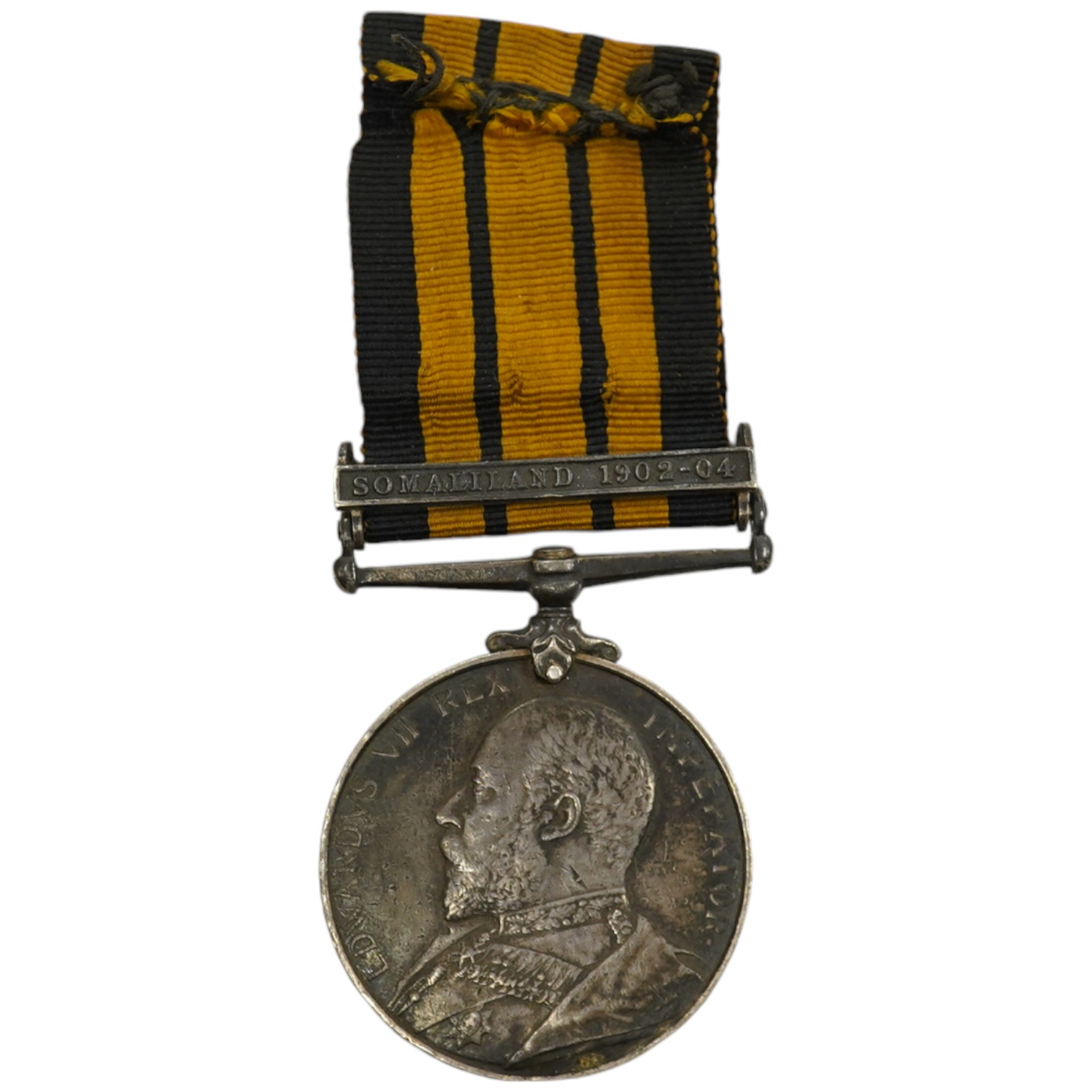 An Africa General Service medal with Somaliland 1902-04 clasp to G.Mesher, Sto,. H.M.S..ox...